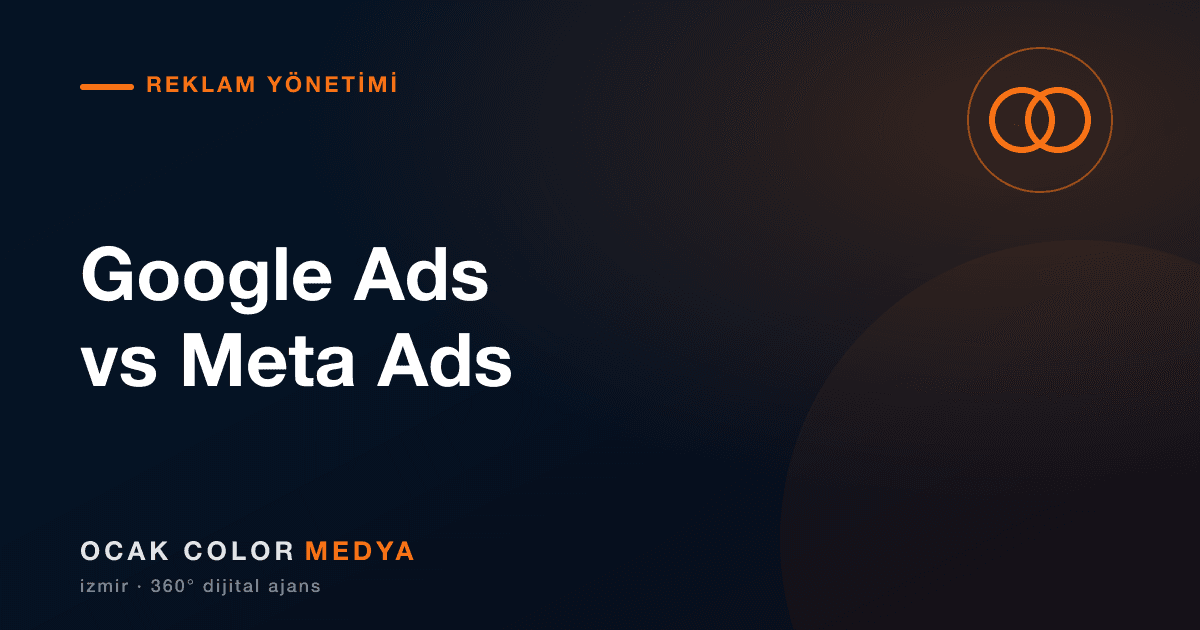Google Ads mı, Instagram (Meta) Reklamları mı? KOBİ'ler İçin 2026 Karşılaştırması — Ocakcolor Medya blog
