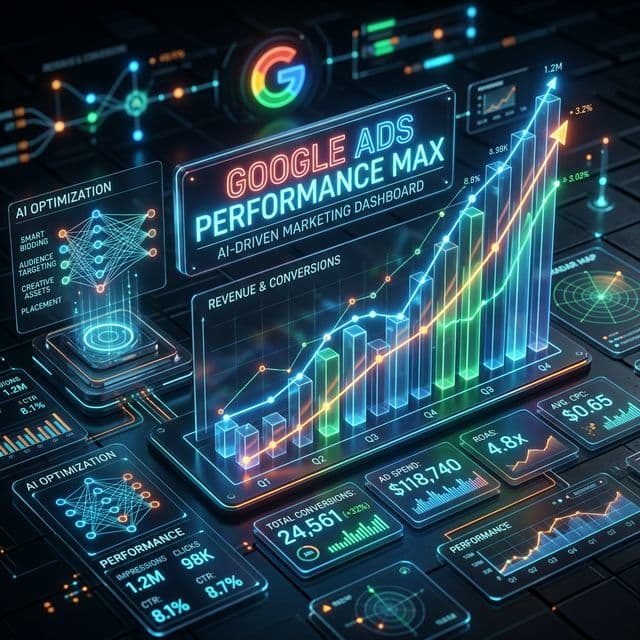 Google Ads 2026: Performance Max ve AI Kampanyaları ile Sonuçları Katlayın - Ocakcolor Medya blog görseli