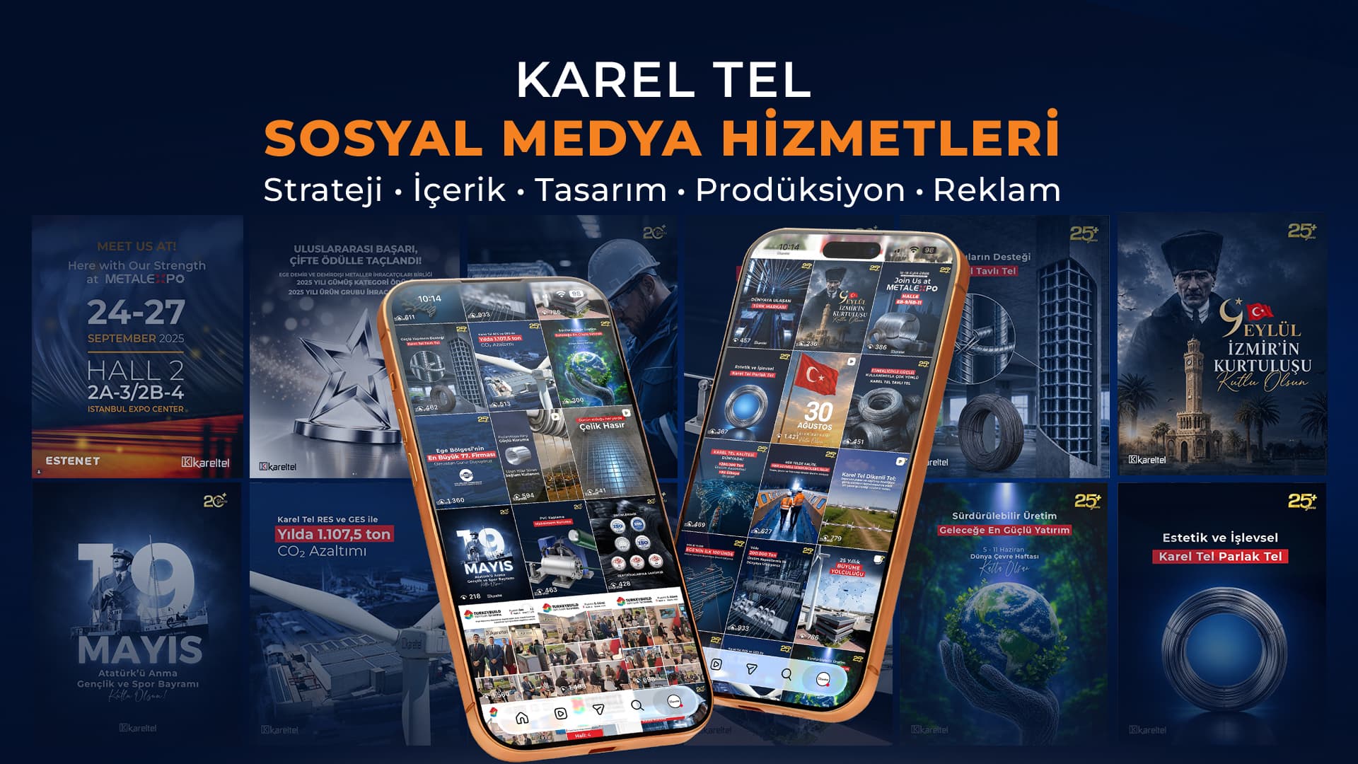 Karel Tel sosyal medya içerik sunumu